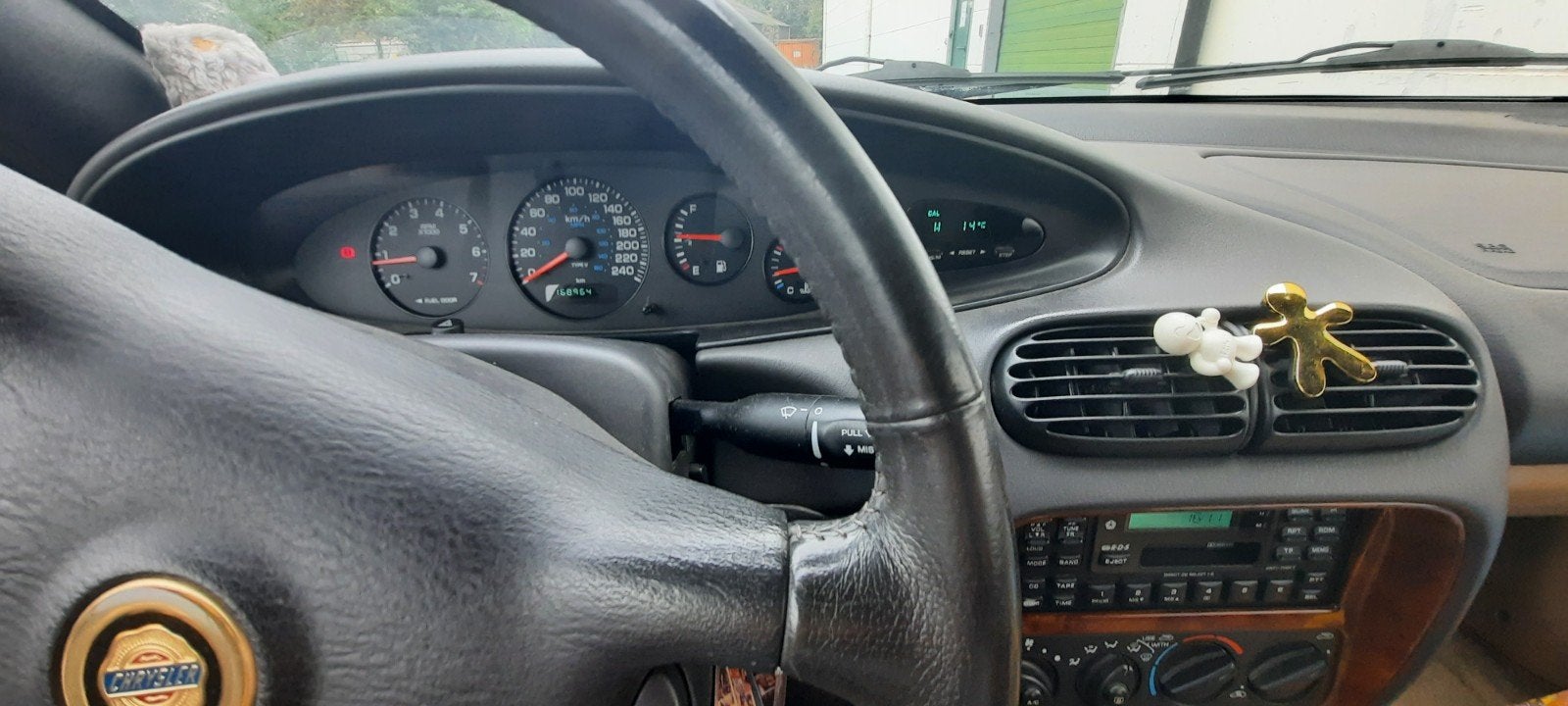 Chrysler stratus cabrio, Auto's, Dealer onderhouden, Beige, Cabriolet, Zwart