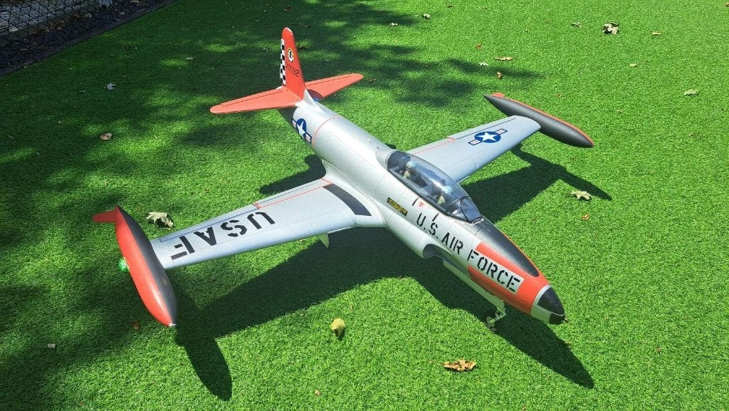Freewing T-33 Shooting Star 80mm EDF Jet, Enlèvement, Utilisé, Électro, RTF (Ready to Fly)