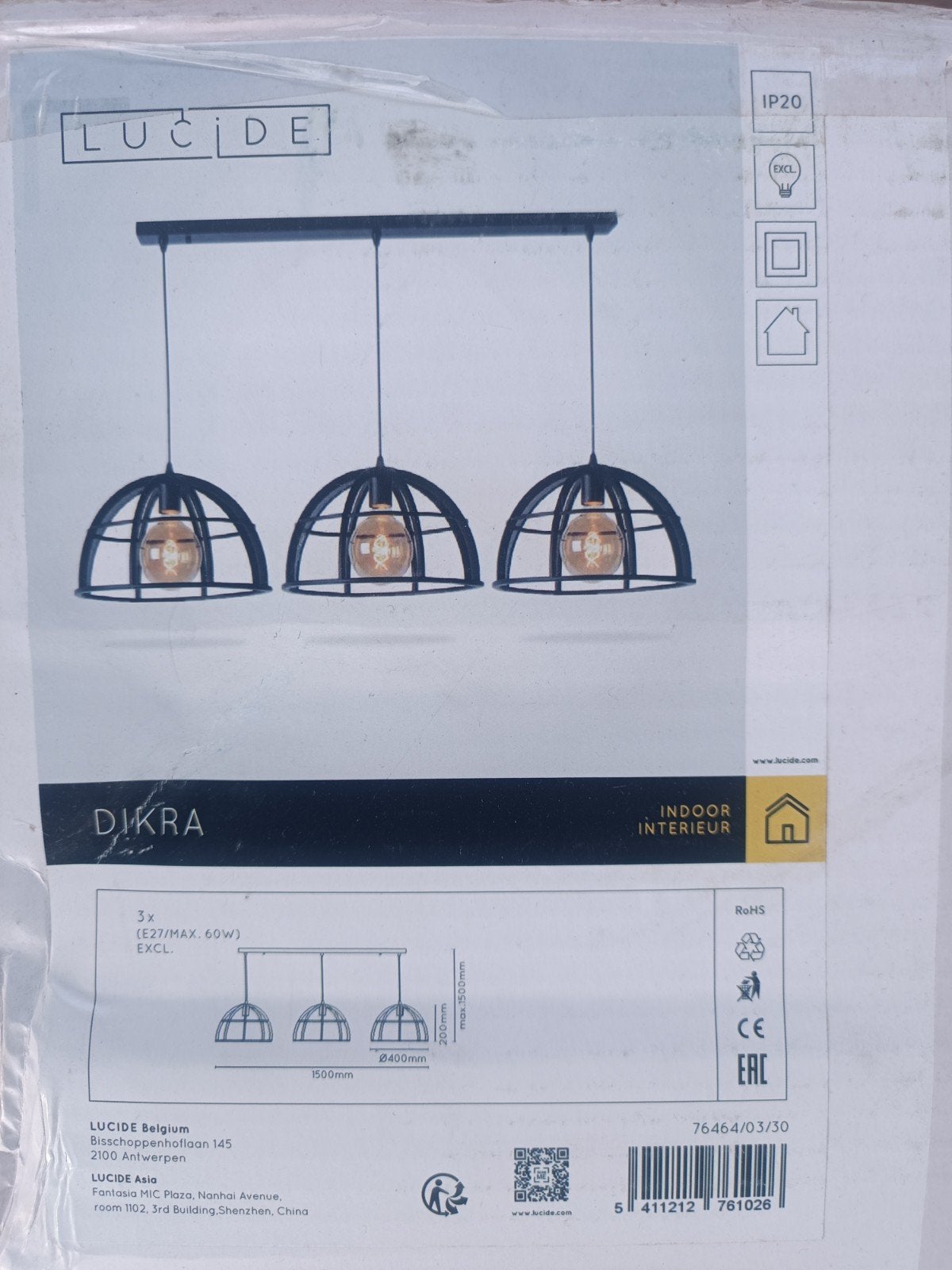 lustre Lucide, Enlèvement, Neuf