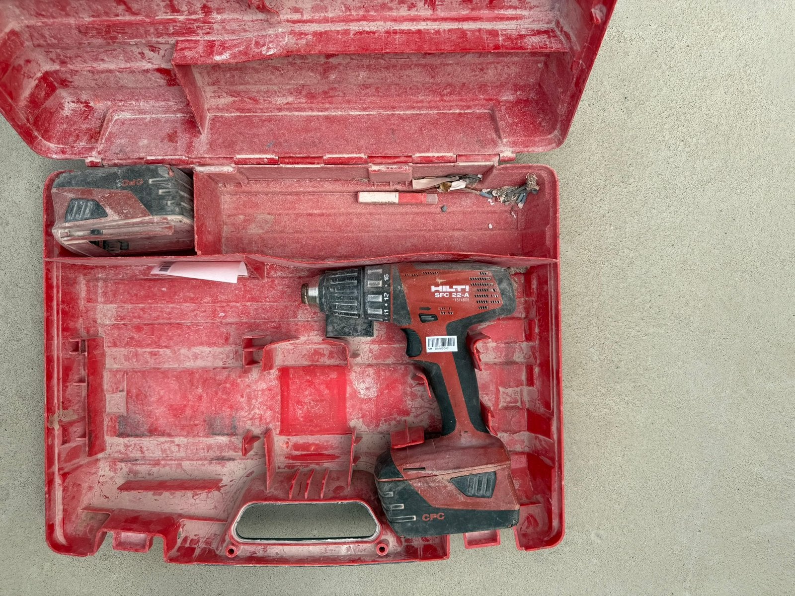 Hilti SFC 22-A, Bricolage & Construction, Outillage | Foreuses, Utilisé, Perceuse, Enlèvement