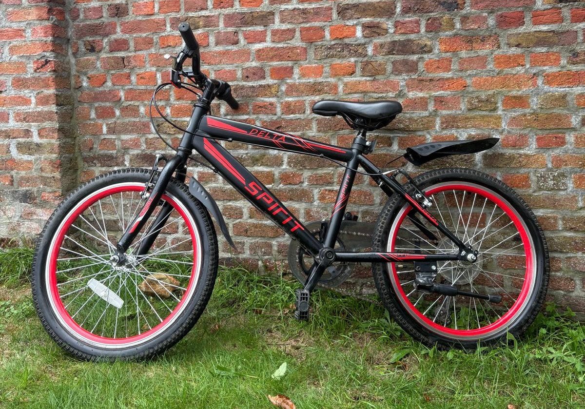 Spirit Delta kinderfiets 20 inch, Ophalen, Gebruikt, Velgrem, 20 inch of meer