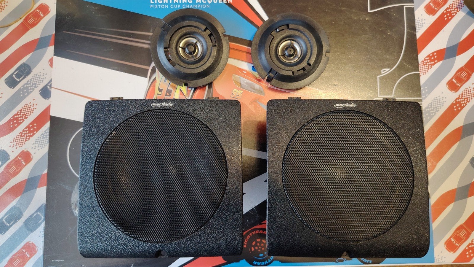 Paire vide-poches-grilles HP Golf 2 Jetta 2 MAC AUDIO, Enlèvement, Utilisé
