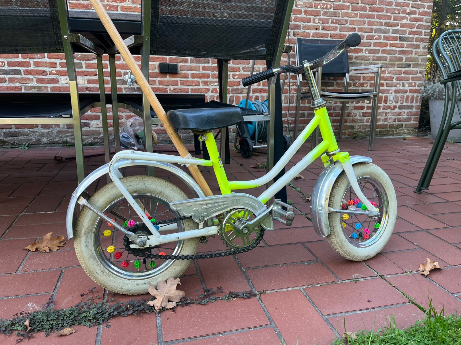 Kinderfiets, Fietsen en Brommers, Ophalen, Gebruikt, Zijwieltjes