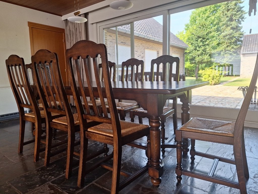 tafel met stoelen, Ophalen, Gebruikt
