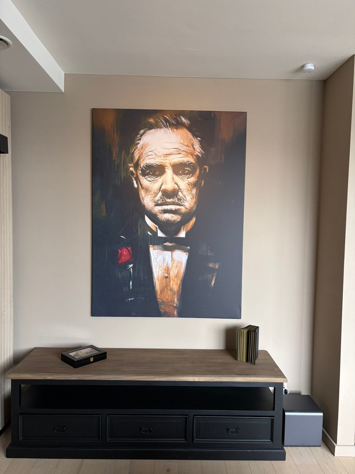Le Parrain, grande toile 110 x 150 cm, attire le regards, Enlèvement, Comme neuf