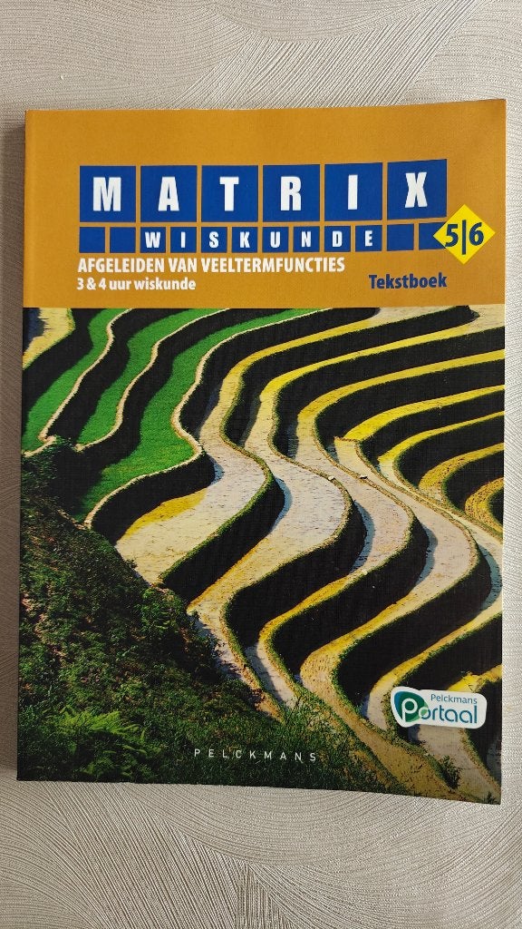 Matrix Wiskunde 5/6 Afgeleiden van Veeltermfuncties, Boeken, Schoolboeken, Zo goed als nieuw, Wiskunde A, Overige niveaus, Ophalen of Verzenden