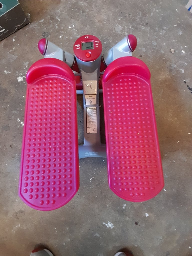 Pack fitness maison : mini-stepper, appareil pour abdominaux, Sports & Fitness, Enlèvement, Utilisé, Jambes, Autres types