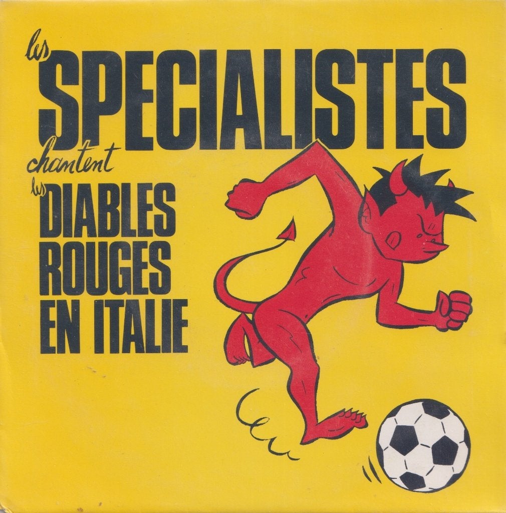 Les Specialistes – Les diables rouge en Italie – Voetbal, CD & DVD, Vinyles Singles, Enlèvement ou Envoi, Utilisé, 7 inch, Autres genres