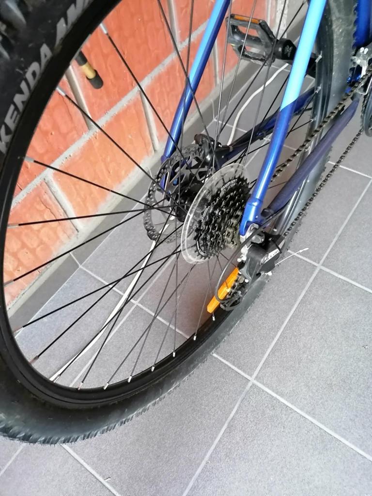 Nieuwe mountenbike te koop, Ophalen