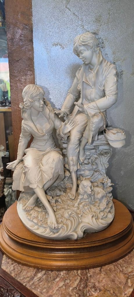 Grote Capodimonte carpie beeld, Enlèvement