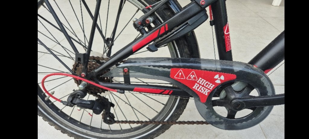Jongensfiets Danger 22 inch, Fietsen en Brommers, Ophalen, 22 inch, Velgrem, Danger