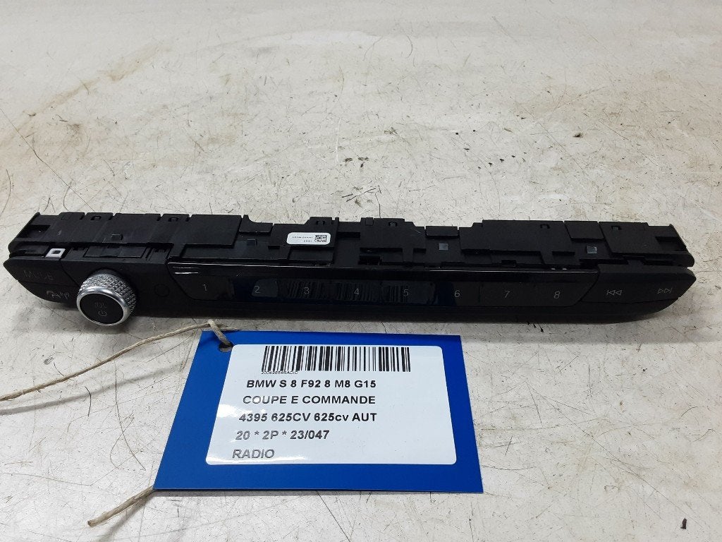 RADIO BMW 8 serie (G15) (01-2018/-) (6131794933303), Gebruikt, Mevr. I. Hauben, BMW, Rue de l'Espoir 34 34
4030  GRIVEGNÉE, BE