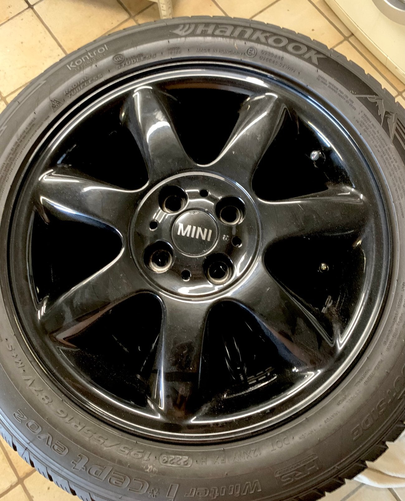 Mini Winterbanden, Auto-onderdelen, Banden en Velgen, Ophalen, Gebruikt, 16 inch, Banden en Velgen
