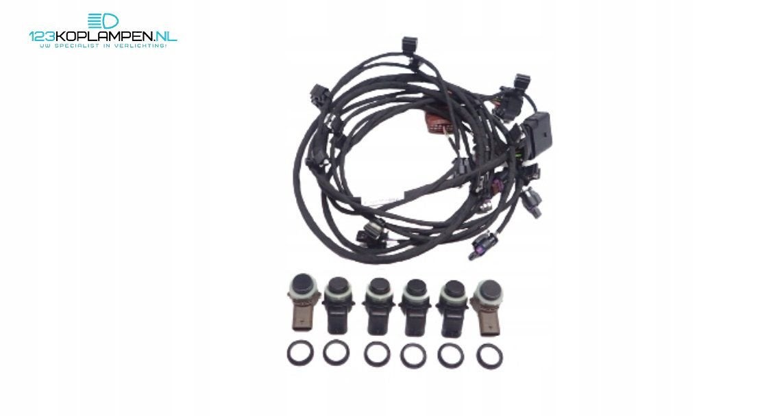 Audi Q7 4M kabelboom voorbumper 6 PDC radar master 4M0971095, Neuf, -, -, Origine de la pièce connue