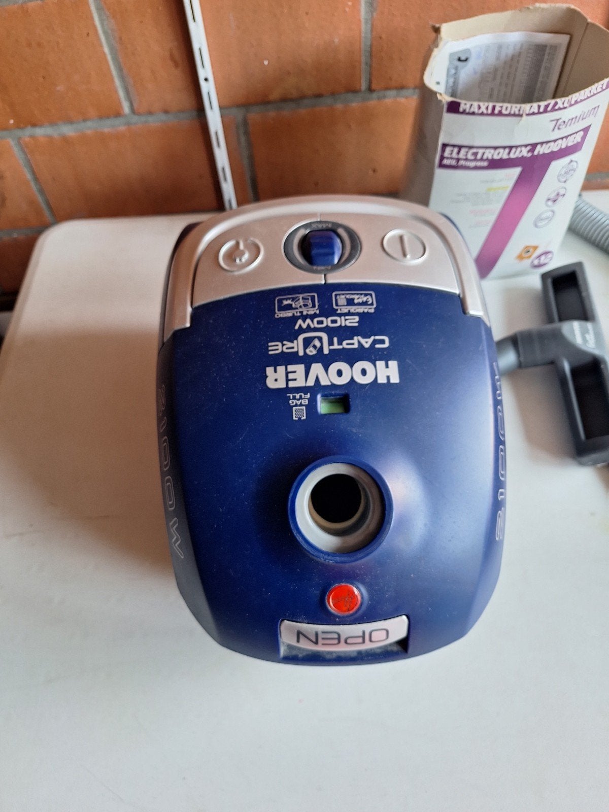 stofzuiger, Elektronische apparatuur, Ophalen, Gebruikt, Stofzak, Sledestofzuiger
