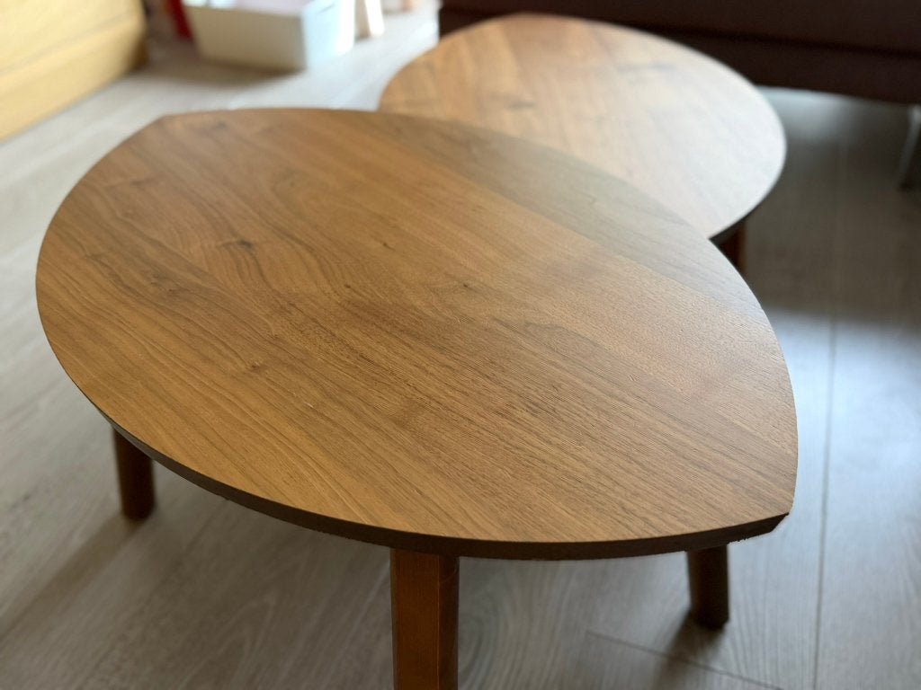 STOCKHOLM Bijzettafel, set van 2, Ophalen, Minder dan 45 cm, 55 tot 75 cm, Zo goed als nieuw