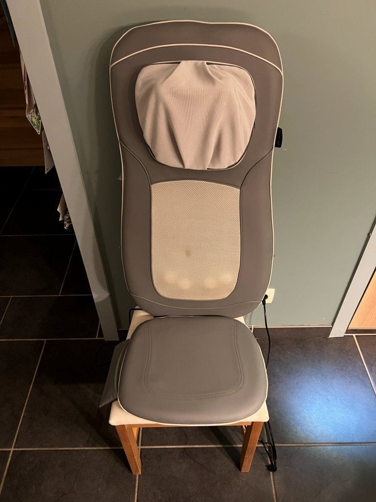 Siège de massage shiatsu Medisana MC 822 - Très bon état, Sport en Fitness, Ophalen of Verzenden, Zo goed als nieuw, Massagestoel of Kussen