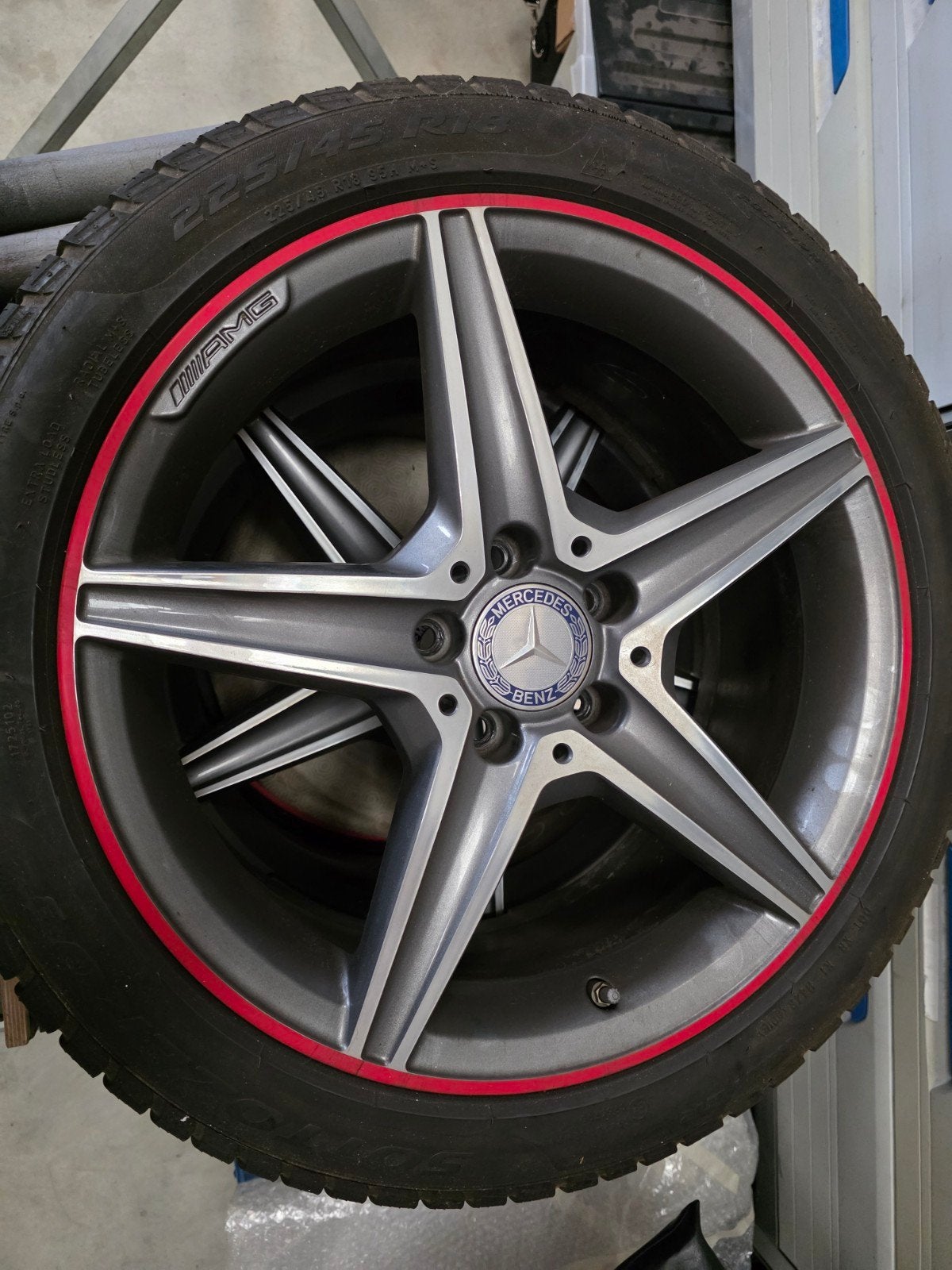 kit hiver mercedes 18 Amg, Enlèvement, Pneu(s)
