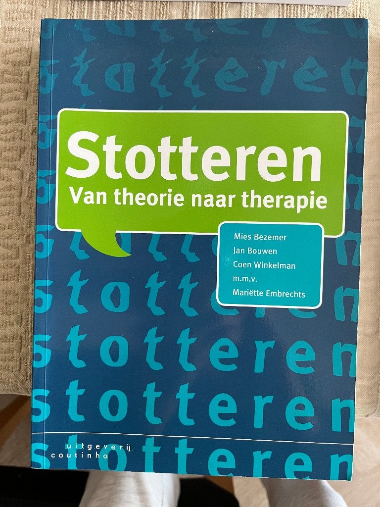 Handboek Stotteren, Ophalen, Zo goed als nieuw, Hoger Onderwijs