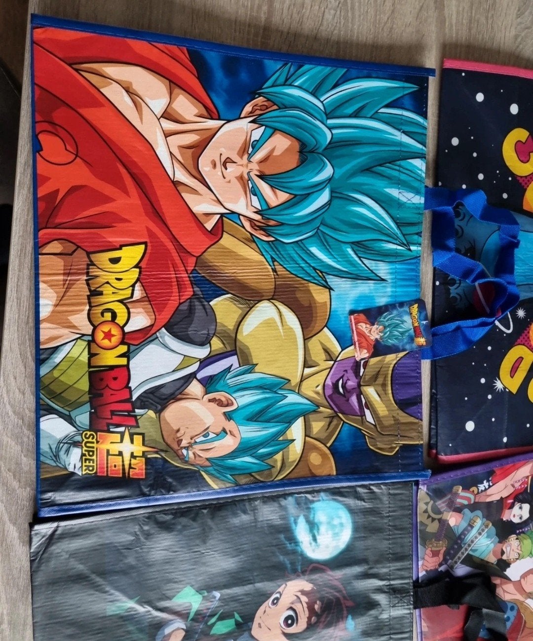Set van 4 herbruikbare anime tassen, Ophalen of Verzenden