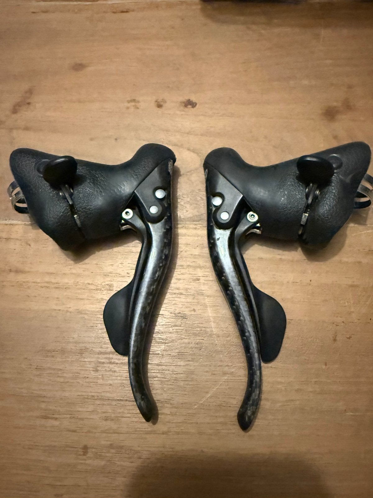 Campagnolo record carbon 10speed, Remmen, Gebruikt, Ophalen of Verzenden, Racefiets