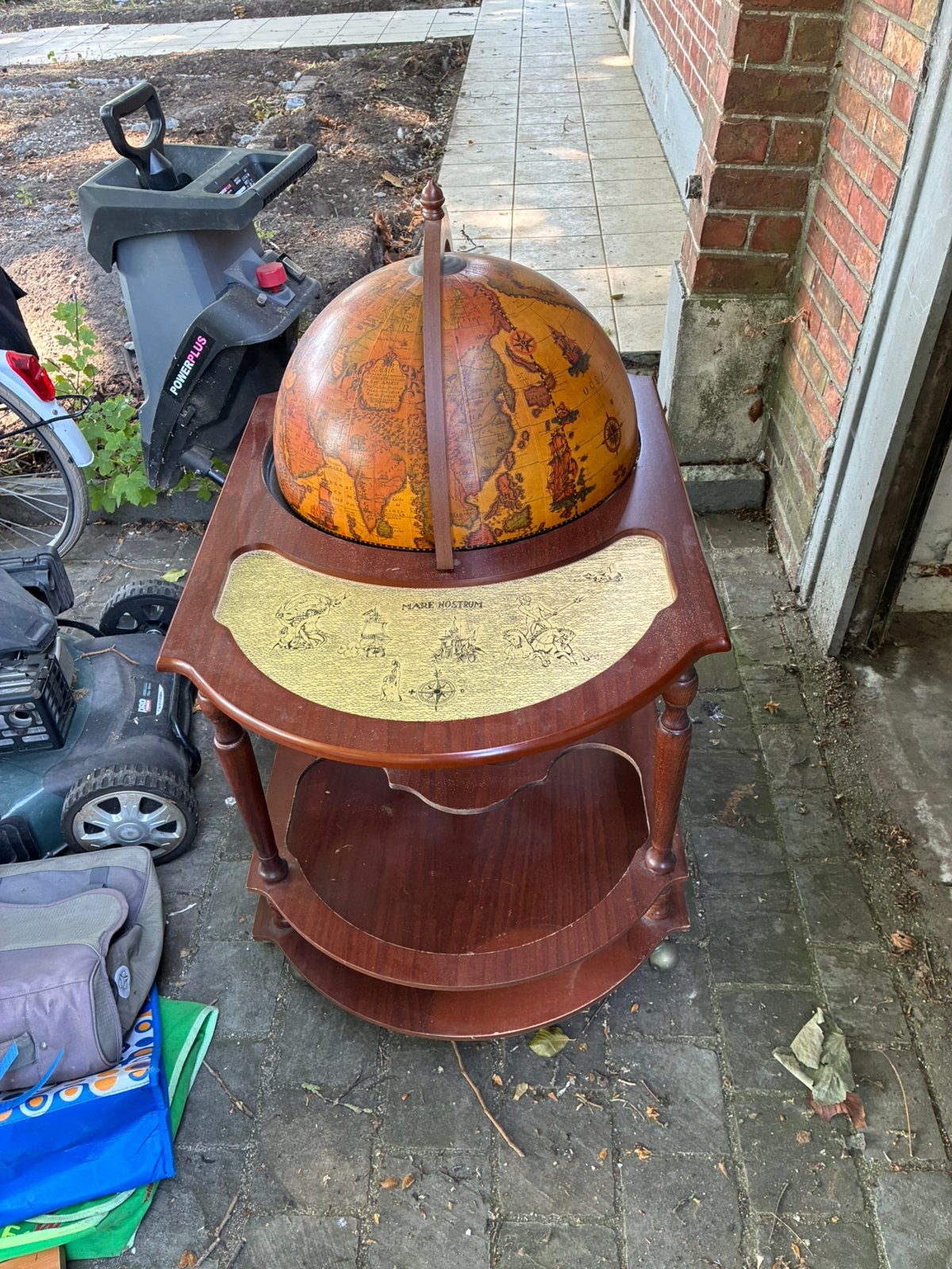 Bar wereldbol, Ophalen