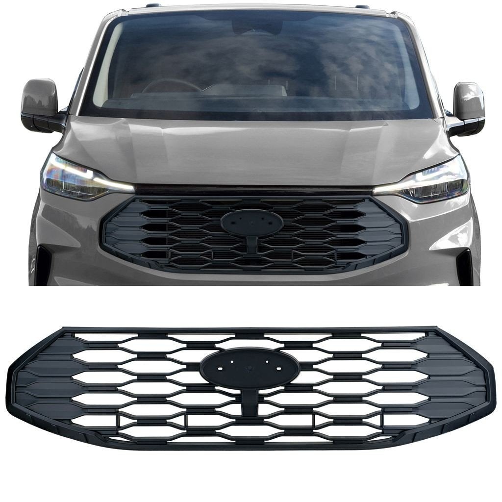 Griil Mat Zwart Voor Ford Transit Tourneo Custom va 2023, Verzenden