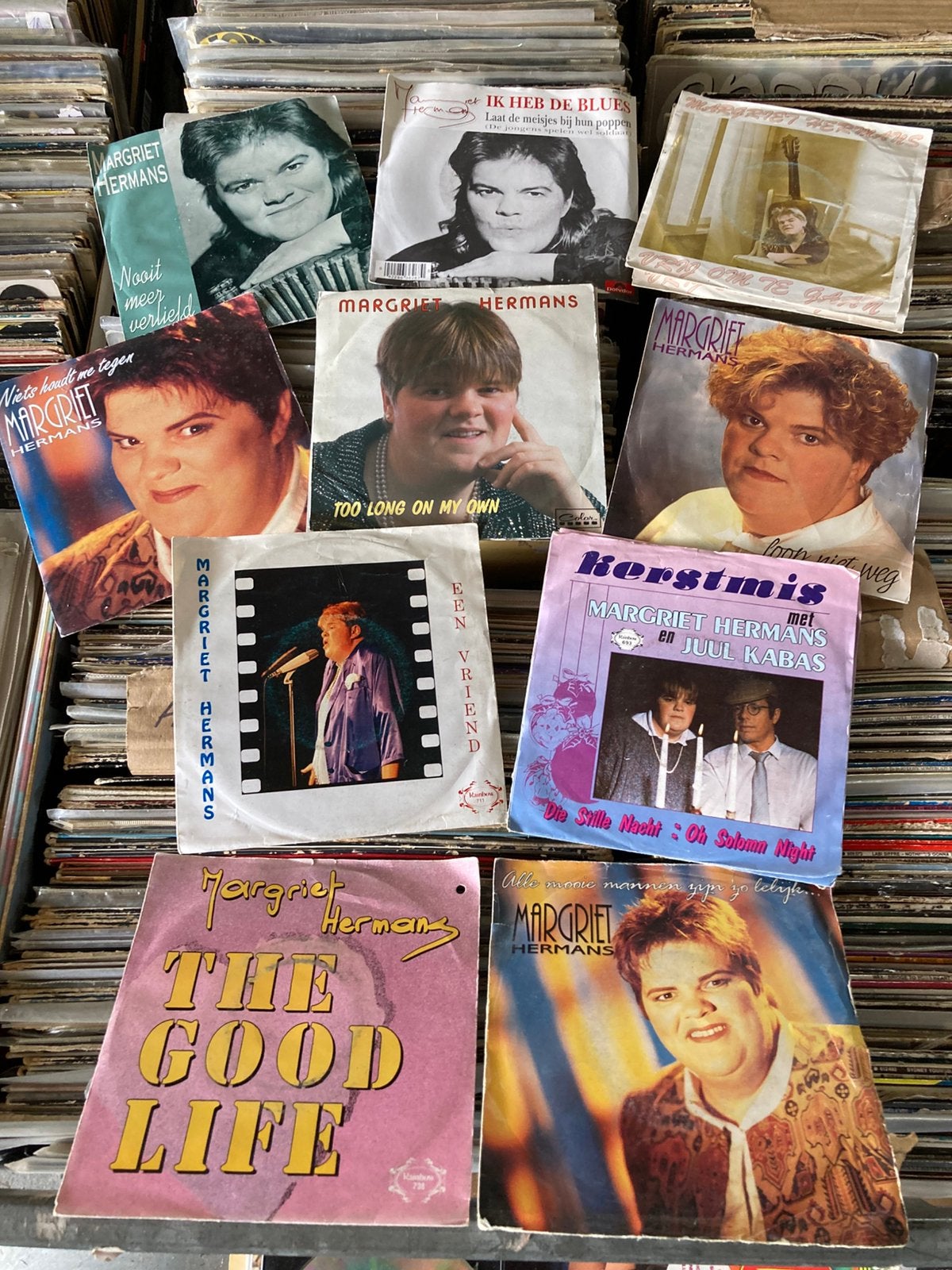 MARGRIET HERMANS - setje van 20 singles, Ophalen of Verzenden, Zo goed als nieuw