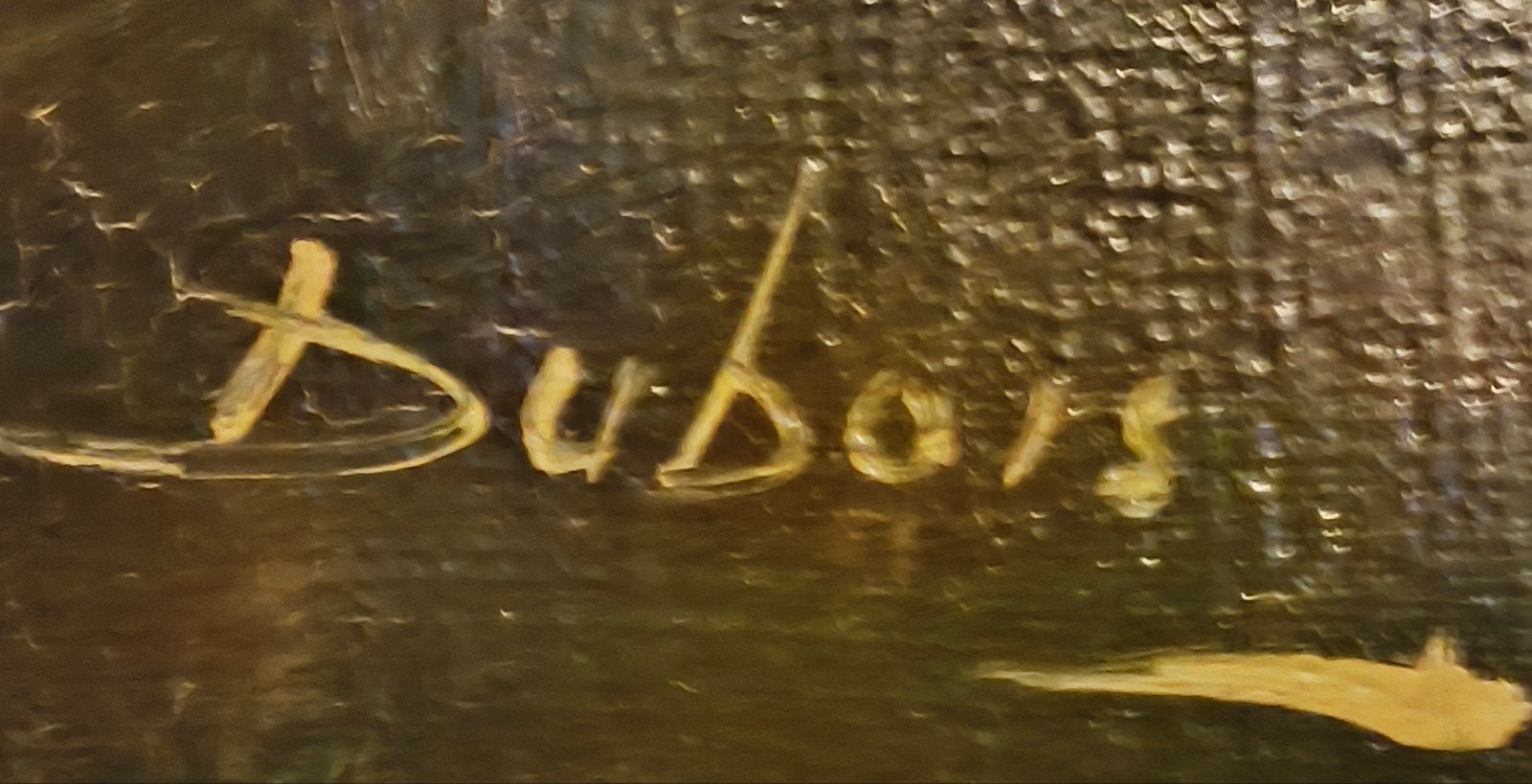 schilderij dubois, Ophalen