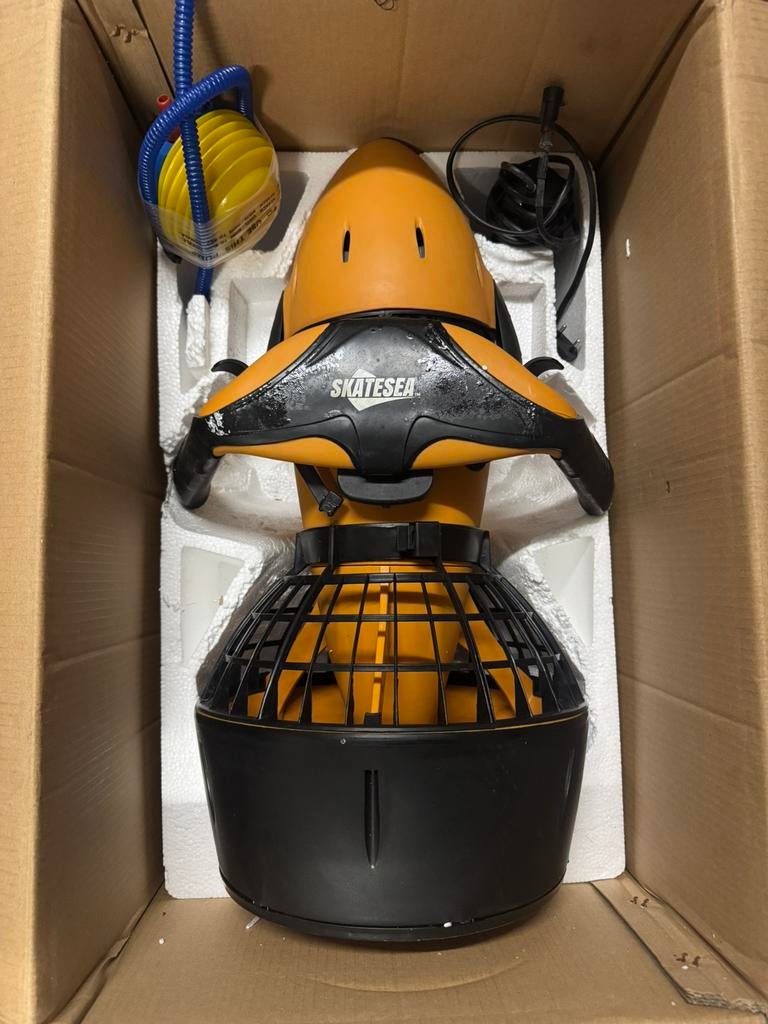 scooter sous-marin Skatesea, Ophalen, Gebruikt