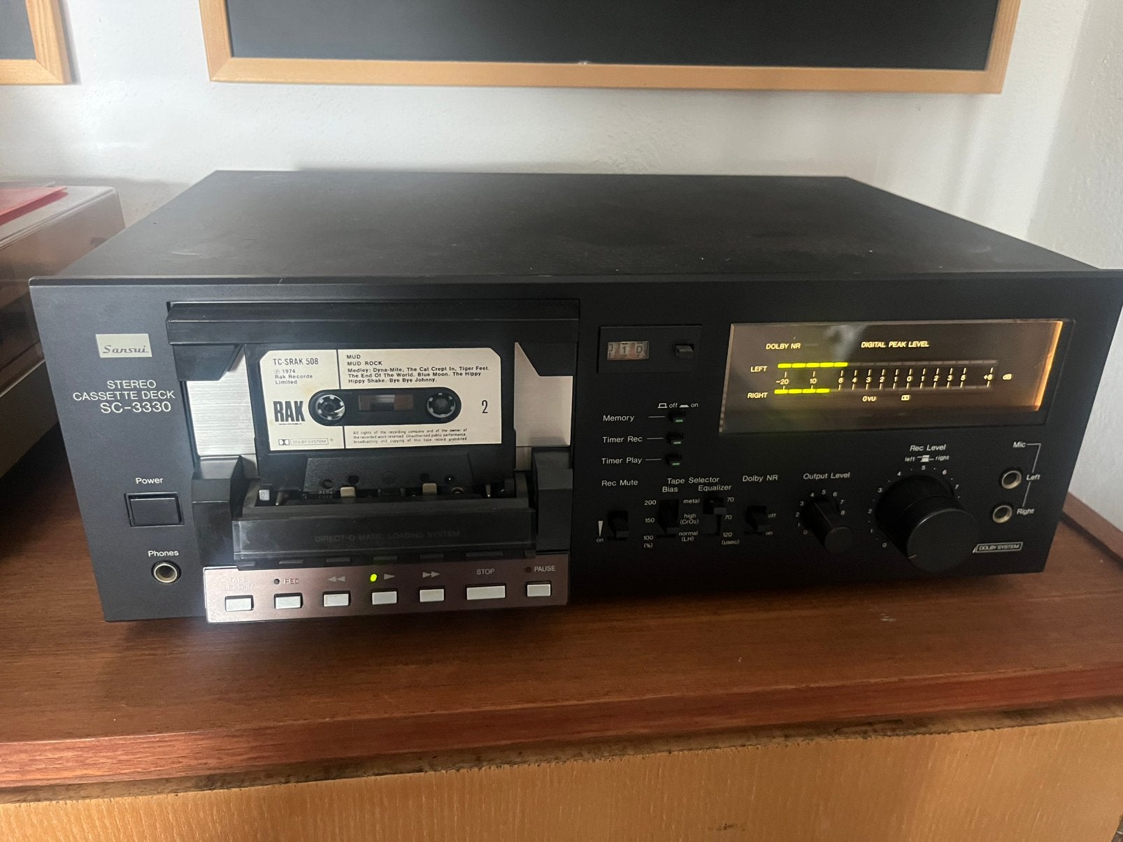 Sansui sc 3330, Ophalen