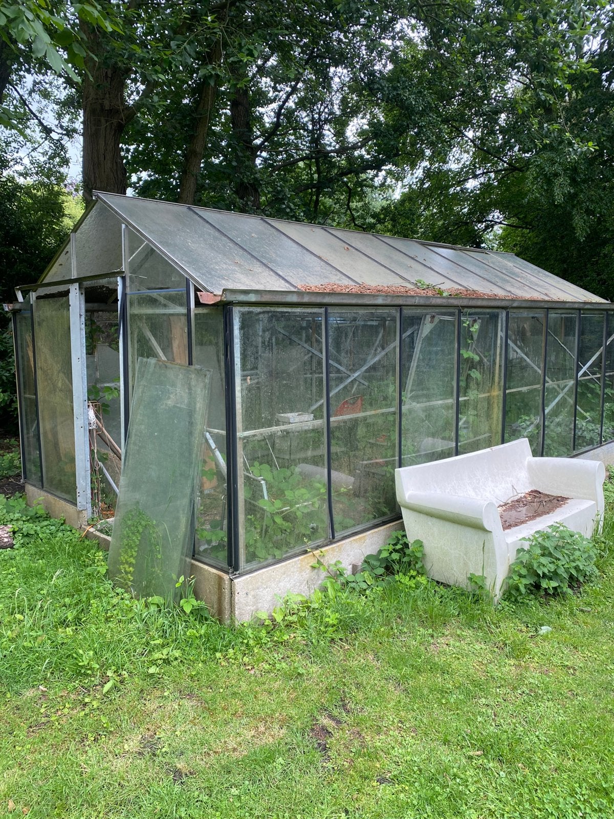 Kas /serre /greenhouse, Tuin en Terras, Kassen, Ophalen, Gebruikt, Kweekkas, Glas