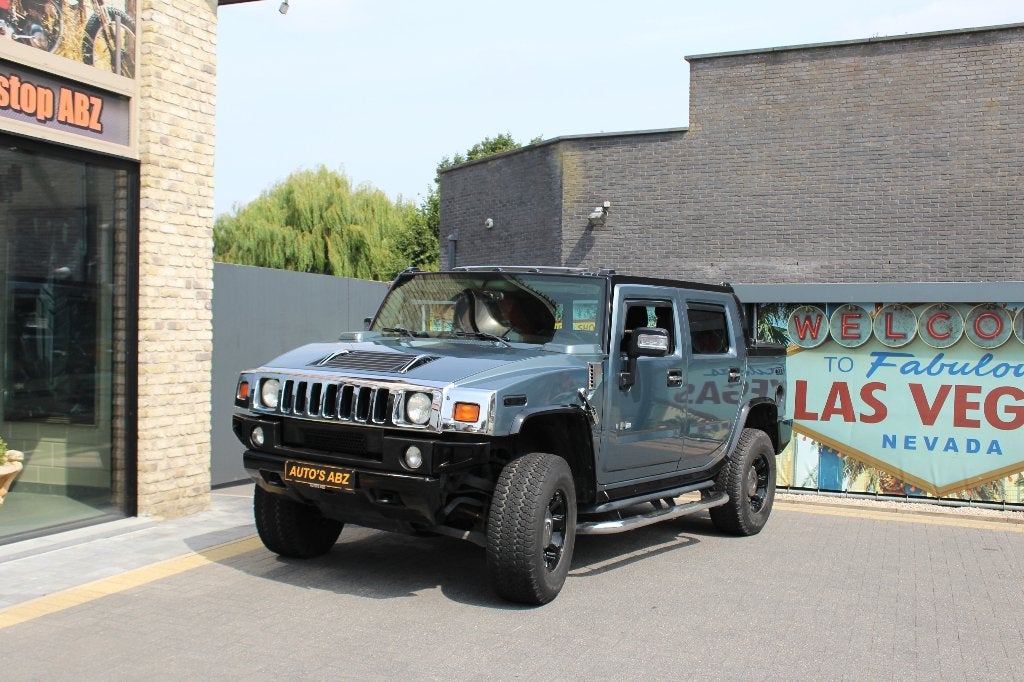 HUMMER H2 6.2 sut, Auto's, Automaat, 3500 cc, https://public.car-pass.be/vhr/1899c270-e1da-415a-816c-0548f167e9a5, Blauw