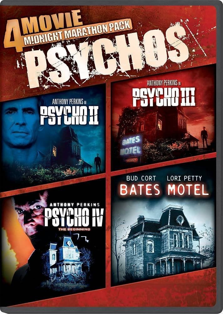 4 Movies Midnight: Psychos (Sealed), CD & DVD, DVD | Horreur, Import, Anglais, Slasher, Anglais