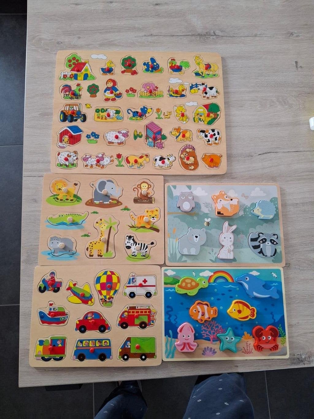 houten puzzels, Ophalen of Verzenden