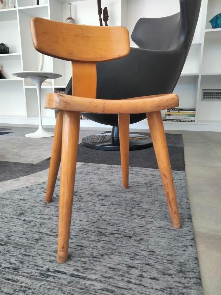 vintage houten kinderstoel kleuter, Enlèvement ou Envoi, Maison et Meubles