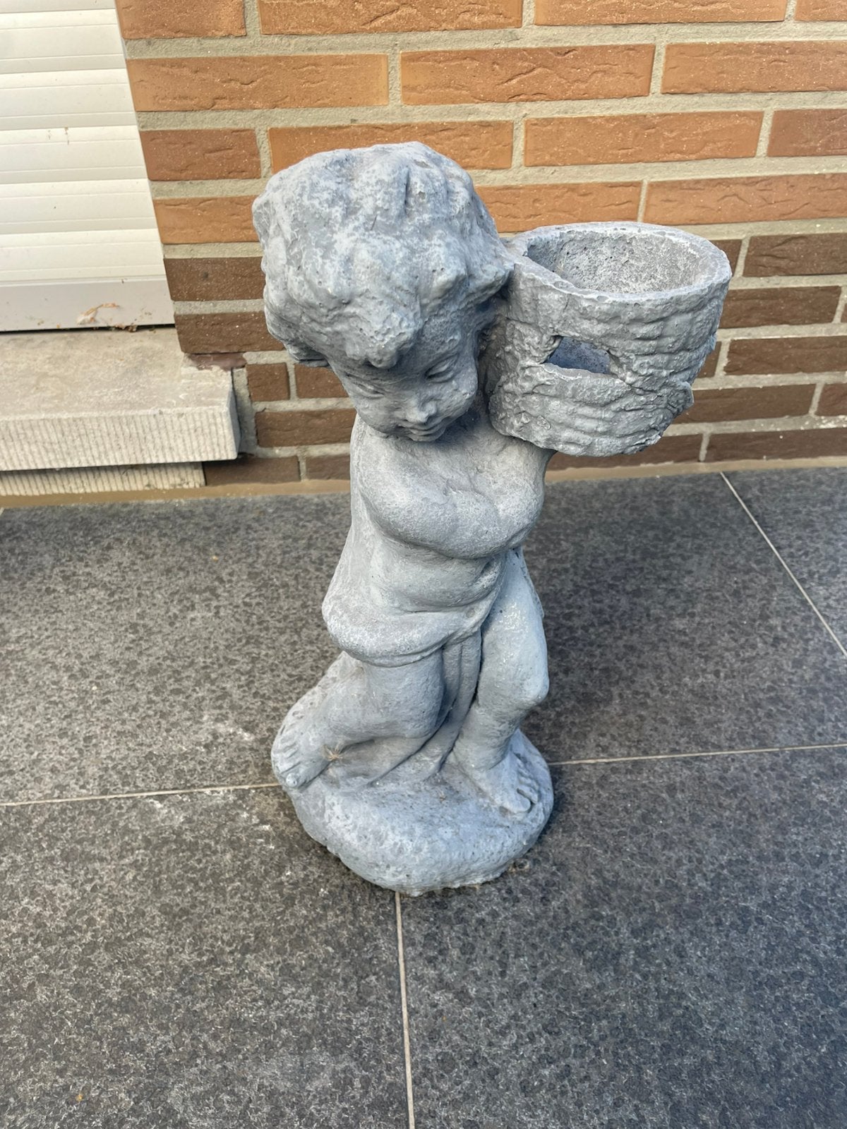 Beton tuinbeeldje, Ophalen, Zo goed als nieuw, Beton
