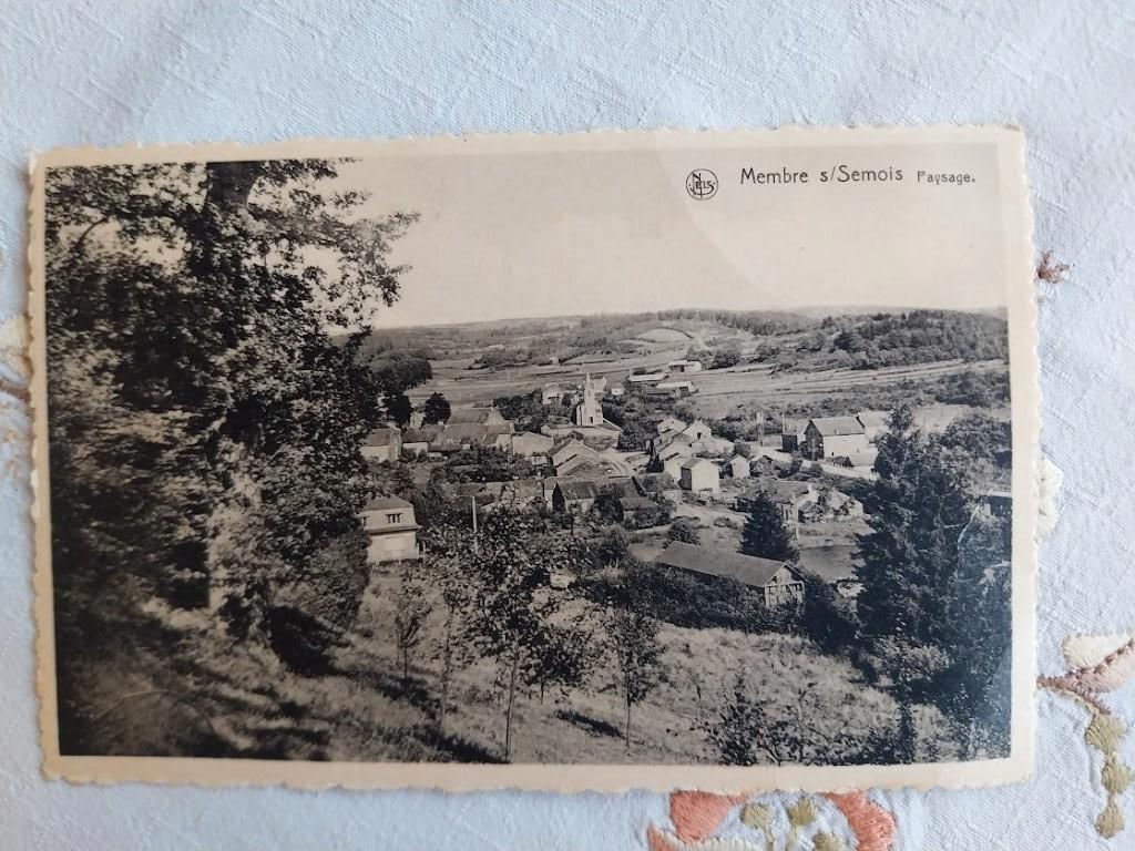 Oude postkaart " Membre S/ Semois ", Verzamelen, Ophalen of Verzenden, 1940 tot 1960, Gelopen, Luxemburg