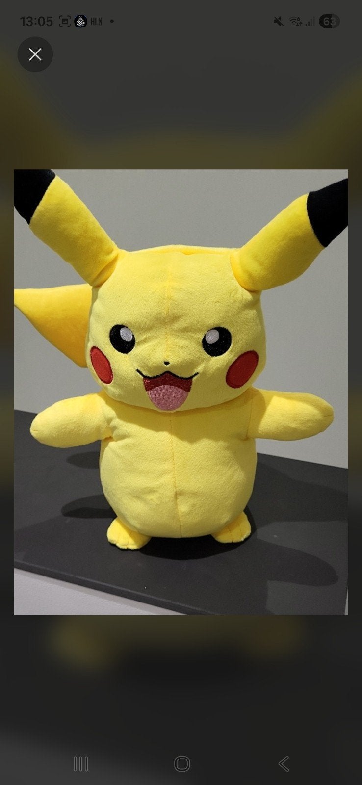 pokemon knuffel, Kinderen en Baby's, Speelgoed | Knuffels en Pluche, Pokémon, Ophalen, Nieuw, Geel