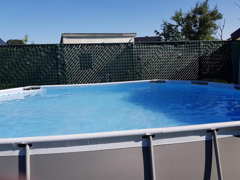 Zwembad  intex, Gebruikt, 300 cm of meer, Ovaal, Ophalen