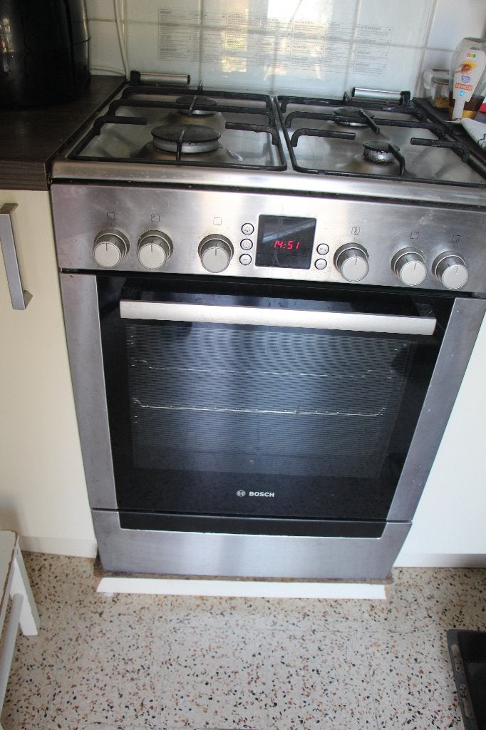 Gas fornuis, Gaz, 85 à 90 cm, 4 zones de cuisson, Enlèvement
