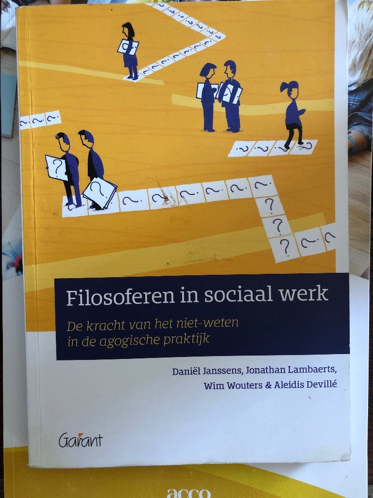 Filosoferen in sociaal werk, Garant, Enlèvement, Utilisé, Philosophie pratique