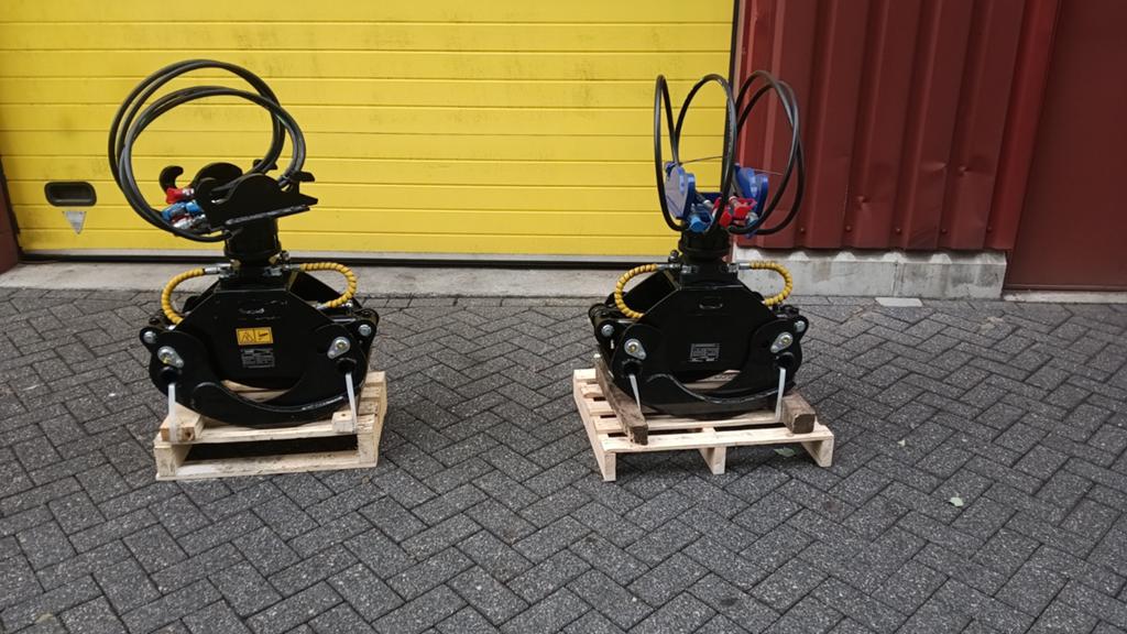 Houtklem met rotatie Cw05 opname minigraver, Tuin en Terras, Ophalen