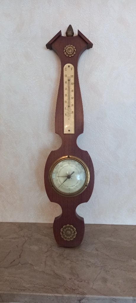 Vintage weerstation, TV, Hi-fi & Vidéo, Stations météorologiques & Baromètres, Station météo, Enlèvement