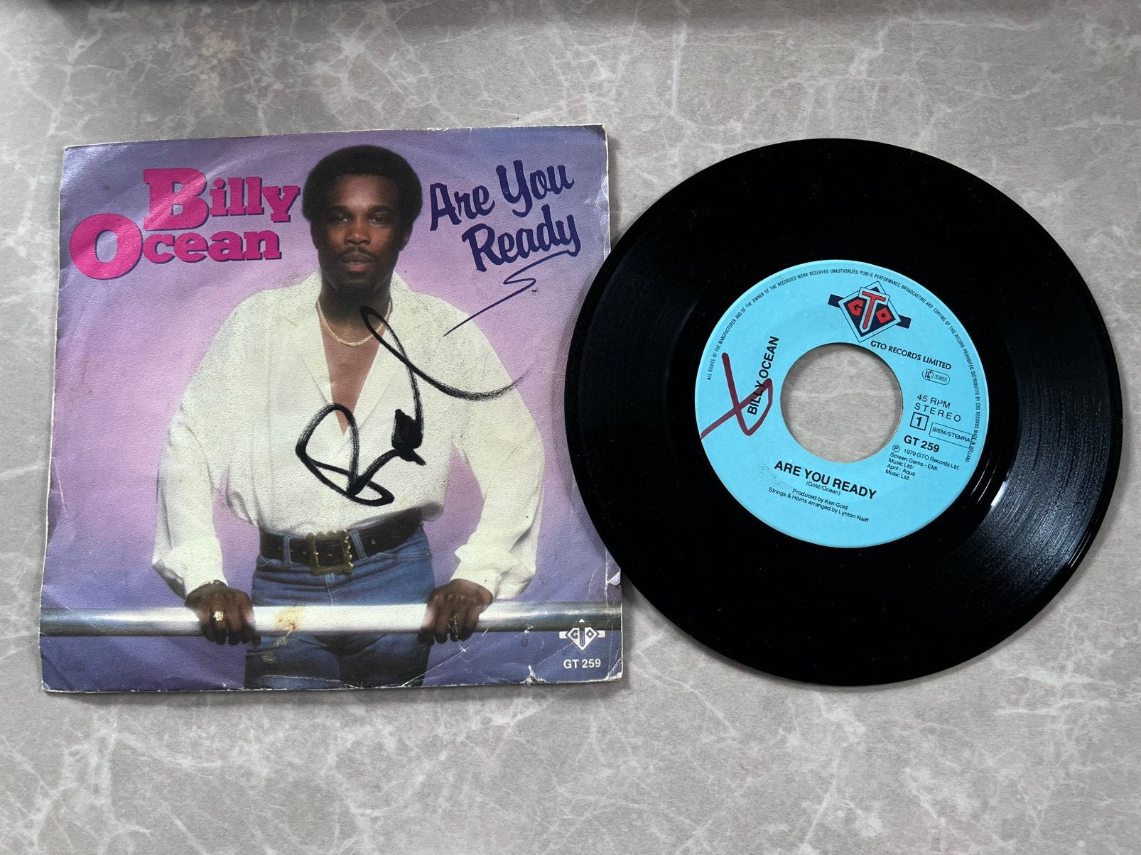 Vinyl 7" 45RPM Billy Ocean, Ophalen of Verzenden, Gebruikt, 7 inch