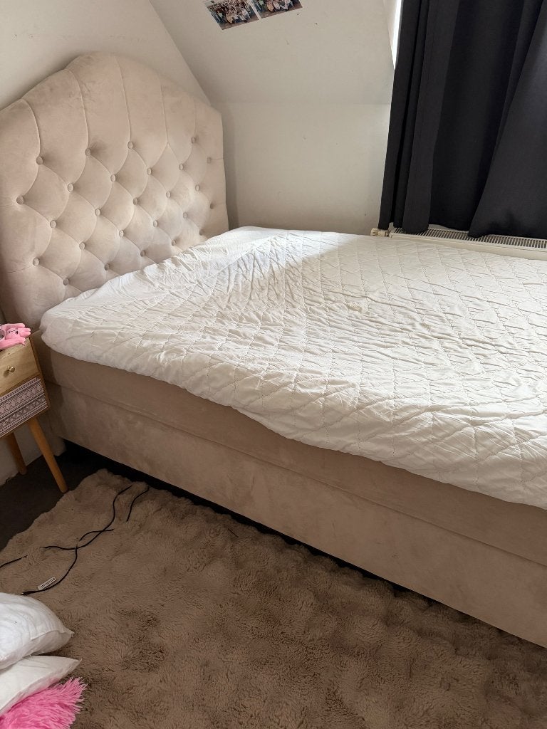 Bed, Ophalen, Minder dan 140 cm, Matras, 100 cm of meer