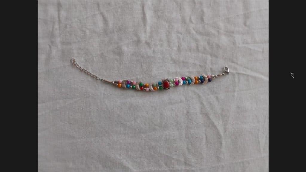Bracelet Arc-en-Ciel Bohème, Neuf, Enlèvement ou Envoi, Autres couleurs, Avec bracelets à breloques ou perles