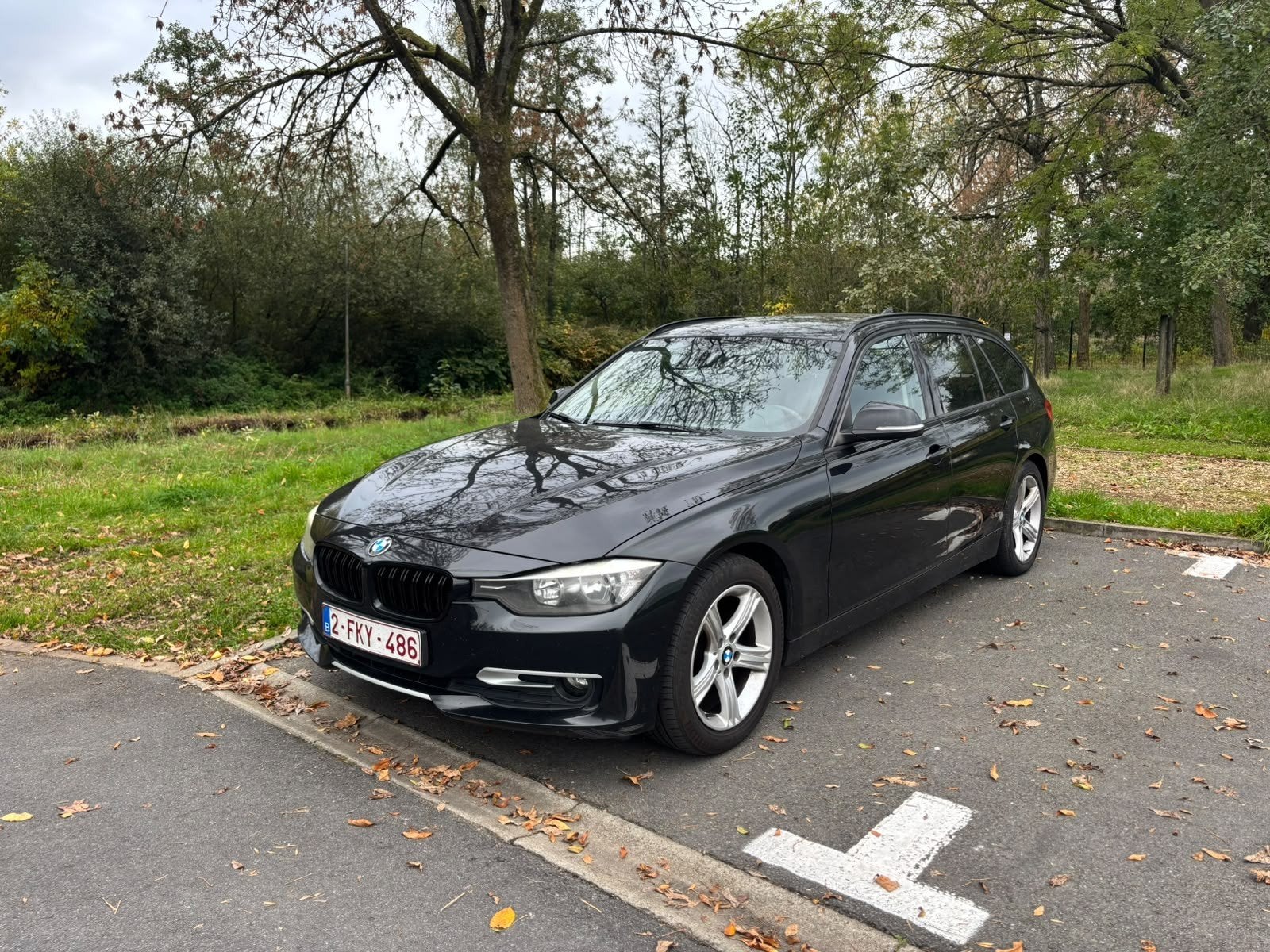 Bmw 318d, Auto's, Euro 5, Achterwielaandrijving, Zwart, Zwart