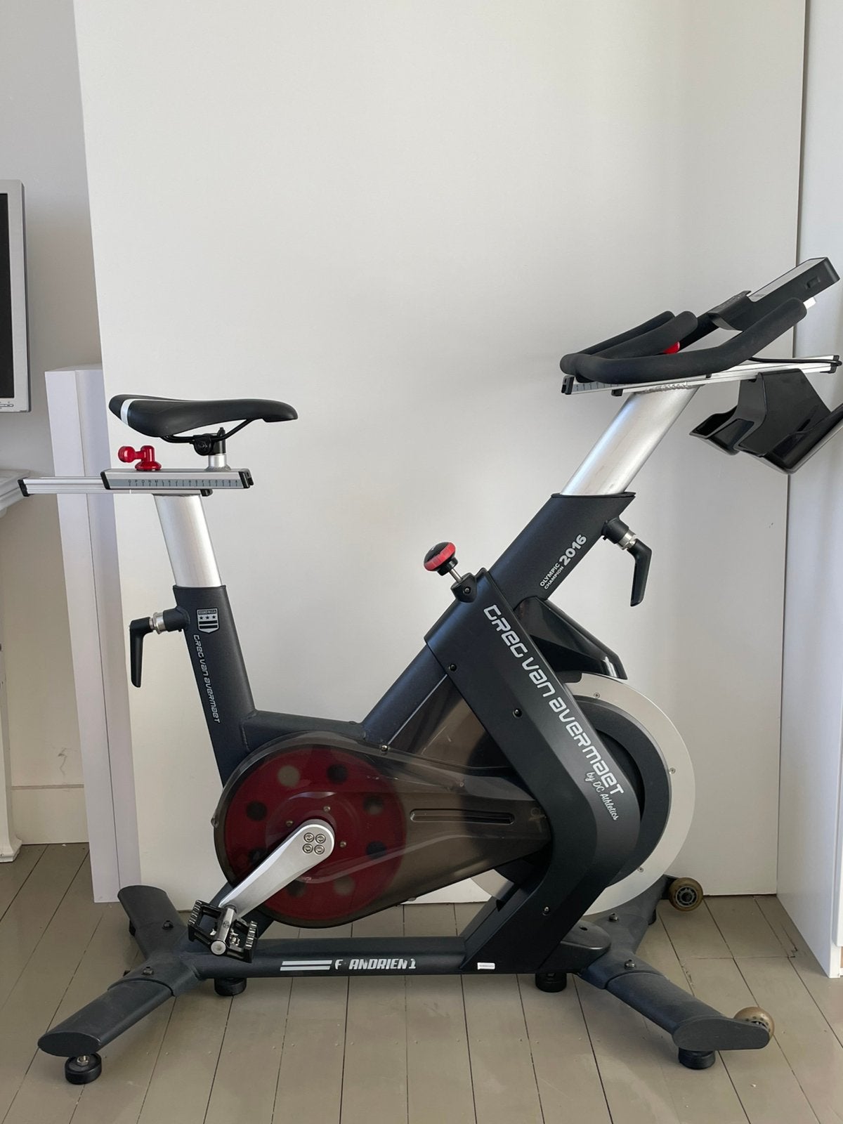 Spinningfiets FLANDRIEN I – Greg Van Avermaet, Ophalen, Gebruikt, Aluminium, Spinningfiets