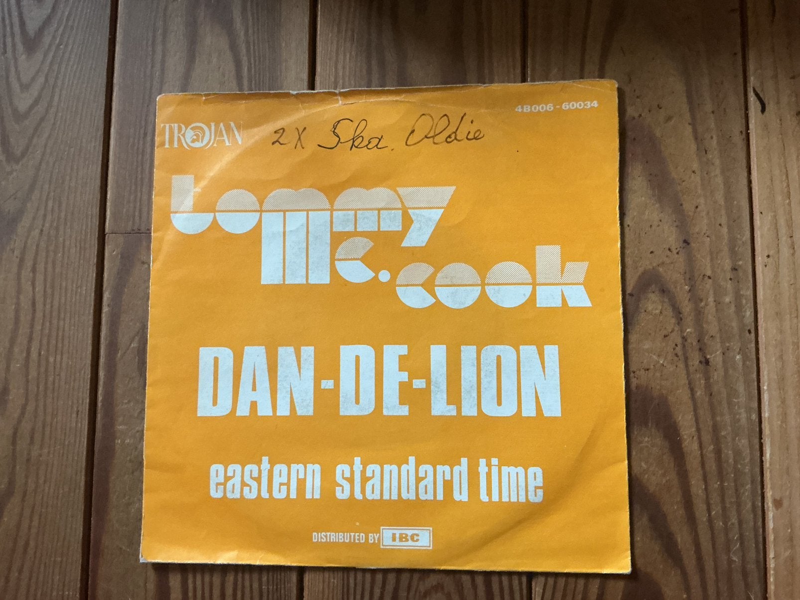 7” Tommy Mc Cook - Dan-de-lion/ eastern standard time, Ophalen of Verzenden, Gebruikt